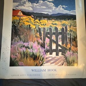William Hook Art Print with Scenic Landscape